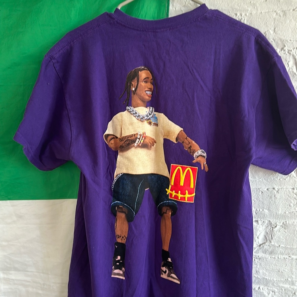 Travis Scott Action Figure McDonald’s tshirt